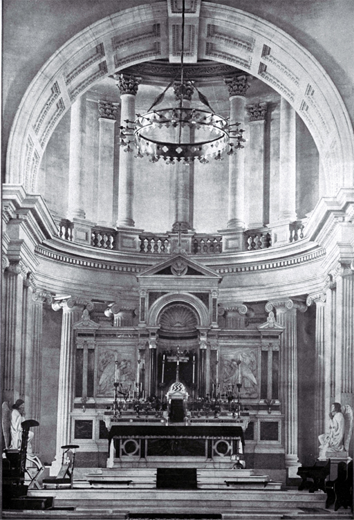 Altar of the Cathedral of the Blessed Sacrament, Barbadoes Street, Christchurch [192-?]