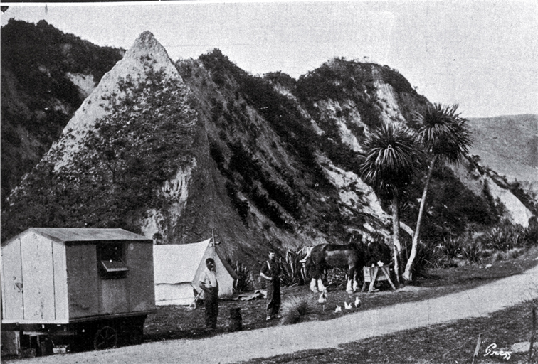 A roadman's camp in Canterbury 