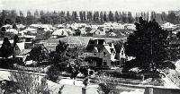 Christchurch, looking north from Ward & Co. Ltd., brewers and maltsters, corner of Kilmore Street and Fitzgerald Avenue, Christchurch 