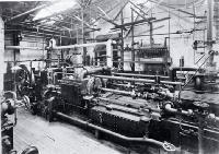 The original Haslam (English) combined steam engine and compressor at the New Zealand Refrigerating Company's Islington Freezing Works 