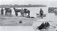 Preparing to cross the Waitoto River, South Westland, by ferry 