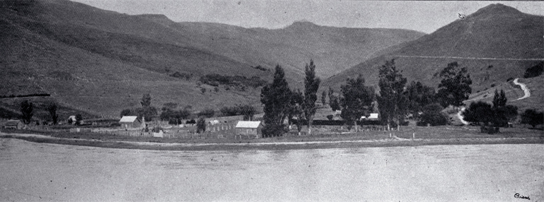 The Maori pa at Port Levy, Banks Peninsula 