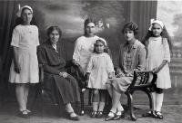 Florence Henrietta Mahomet (wife of Icecream Charlie) and children ca. 1930