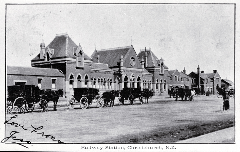The Christchurch railway station 