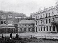 The Lyttelton Times' old premises ca. 1885