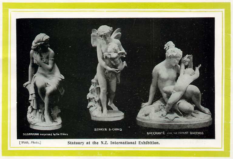 Statuary at the N.Z. International Exhibition