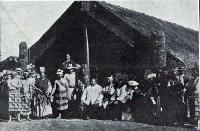 A group of South Sea Islanders and Maoris