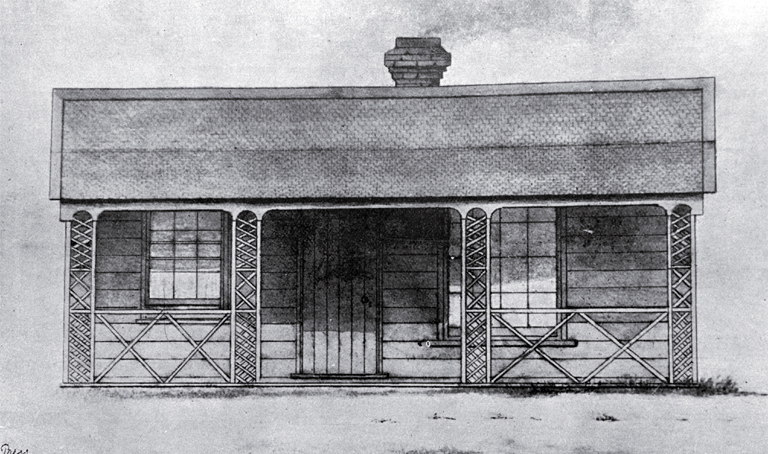 The house built by George Gould (1823-1889) in Christchurch 
