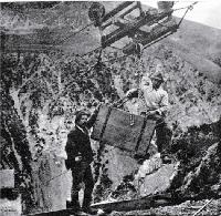 The aerial tramway across Staircase Gully, West Coast, 1901
