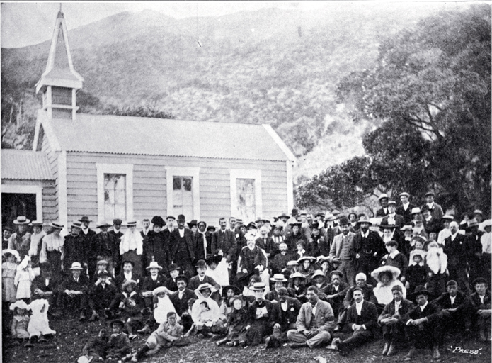 Opening of the Roman Catholic church at Oaro, Hundalee 