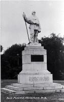 Robert Falcon Scott memorial, Scott Reserve, corner of Worcester Boulevard and Oxford Terrace, Christchurch [ca. 1917]