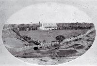 Robert Ritchie's homestead built ca. 1873/74 at Owenga, Chatham Islands [ca. 1877]