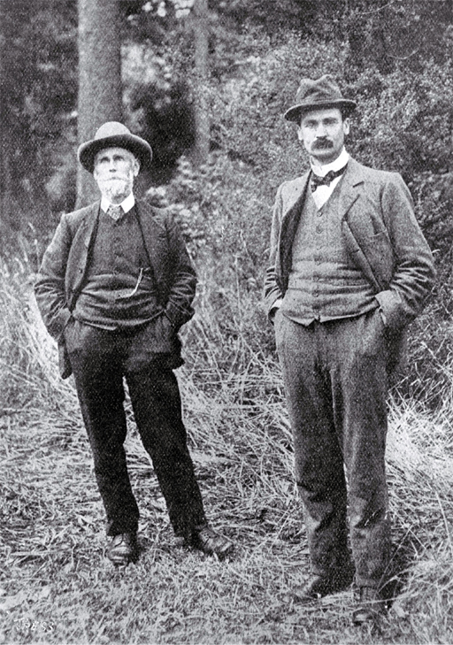 Dr Cockayne and Harry Ell 