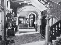 Warners Hotel, Cathedral Square, Christchurch : an interior scene.