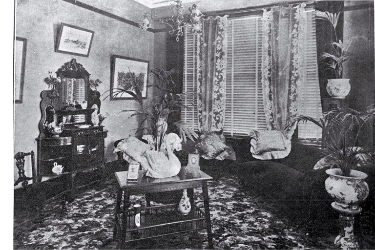 Ladies' drawing room, Clarendon Hotel, Christchurch 