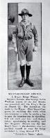 Scout-Sergent Rennie, a King's Badge winner of the Woolston branch of the Boy Scouts, Christchurch 