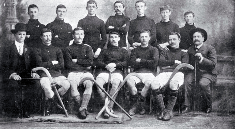 The Canterbury mens' hockey team of 1903 
