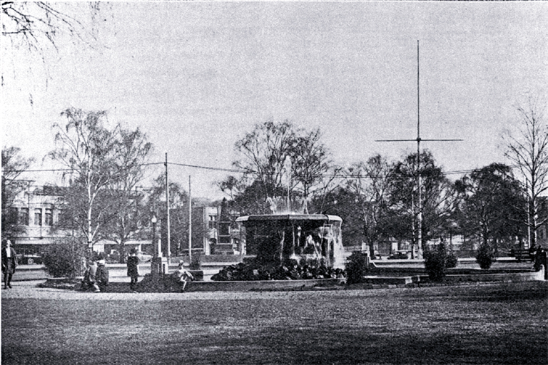 A general view of Victoria Square, Christchurch 