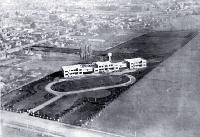 The South Island Methodist Orphanage and Children's Home : an aerial view.