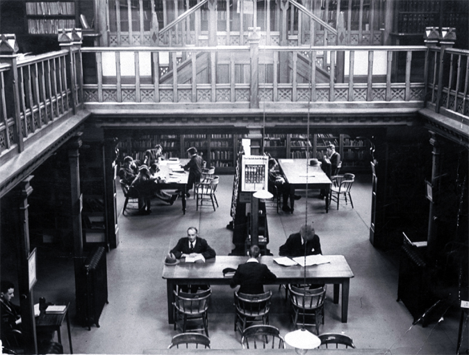 The ground floor Reference Library, Canterbury Public Library, 109 Cambridge Terrace, Christchurch, 193?