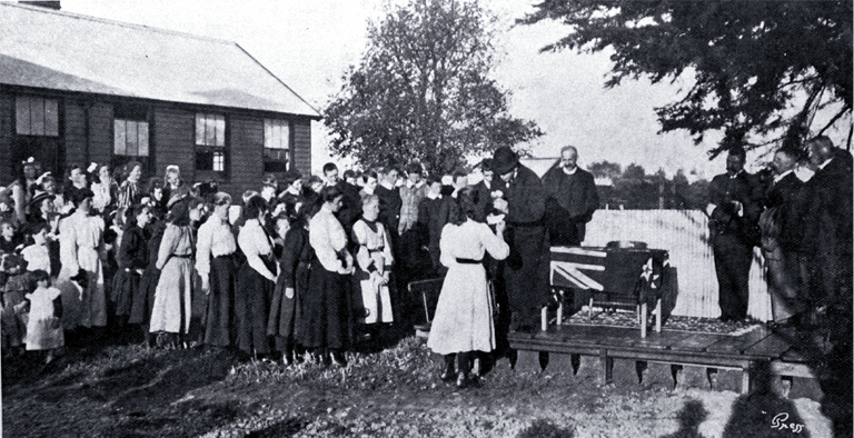 The Governor's farewell to New Zealand at the end of his term of office 