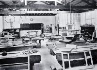A carpentry workshop at the Christchurch Technical College 