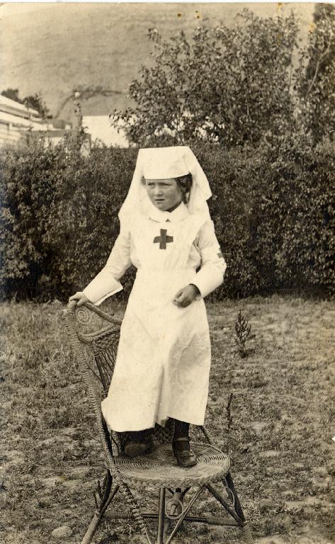Red Cross Queen for Queen Carnival; during 1st World War - Miss______ McMillan