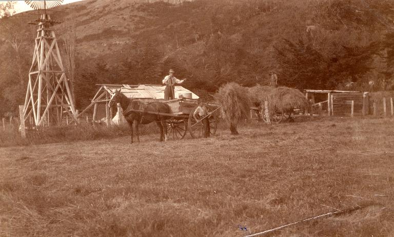 Haymaking at “Hillwood”
