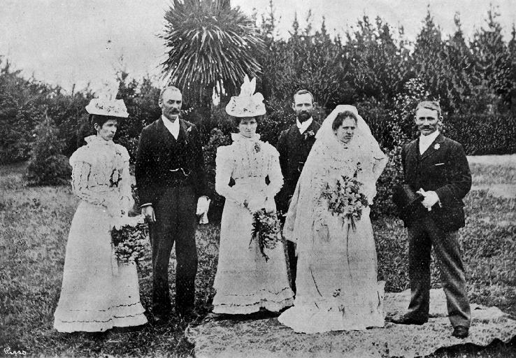 The wedding party.