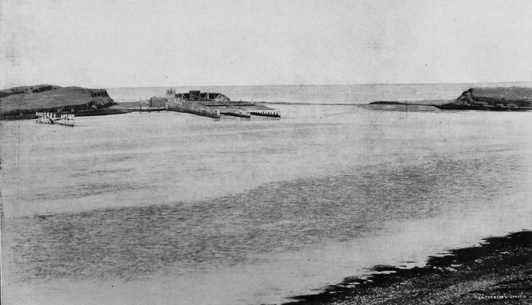 The Culvert And Outlet At Lake Ellesmere, 1909