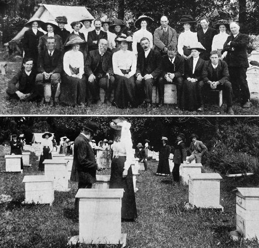 Photo of the Canterbury Bee-keepers’ Association, 1912