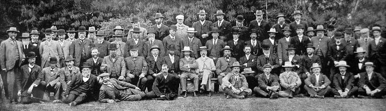The Governors and visitors. About one hundred representative farmers of Canterbury, with several other visitors interested in agricultural education.