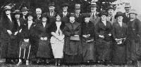 A group of some of the first pupils of the Tai Tapu school who attended the jubilee celebrations.