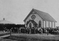 Opening of the new Methodist Church at Ellesmere on July 7, 1911.
