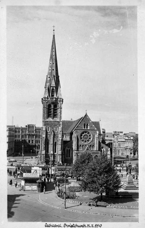 Cathedral Square during World War II (1939-1945): [ca. 1940 ...