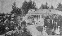 Professor Bickerton's home and the promenade, from the Wainoni entrance