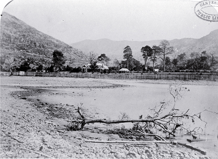 George Holmes' house from the north, Pigeon Bay 