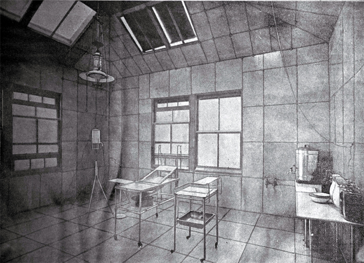 The operating room, Strathmore Hospital, Ferry Road, Christchurch 