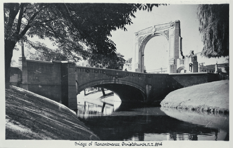 The Bridge of Remembrance, Christchurch 