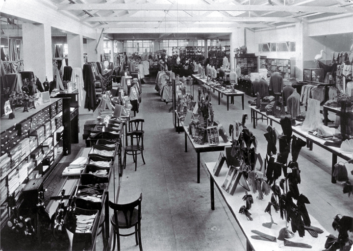 Interior of T.J. Armstrong & Co., drapers, corner of Colombo and Armagh Streets Interior of T.J. Armstrong & Co., drapers, corner of Colombo and Armagh Streets