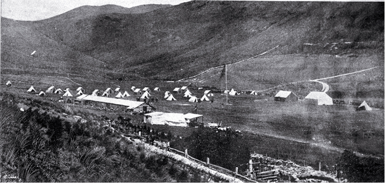 Encampment of Canterbury Volunteer Rifles, Hillsborough 