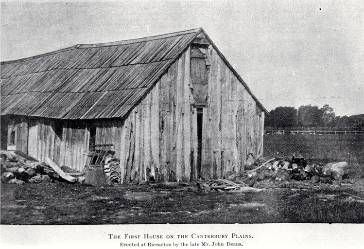 The first house on the Canterbury Plains, Riccarton 