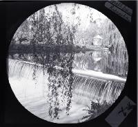 Dam built for the Riccarton Mill, forming the Mona Vale mill pond