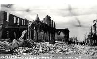 Emerson Street after the Napier earthquake