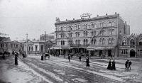 Cathedral Square, Christchurch, from the Worcester Street corner 