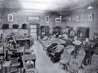 Furniture showroom at Messrs. J. Ballantyne & Co.'s Dunstable House, Cashel Street, Christchurch 