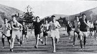 Christchurch harriers out for a run on Sumner beach 