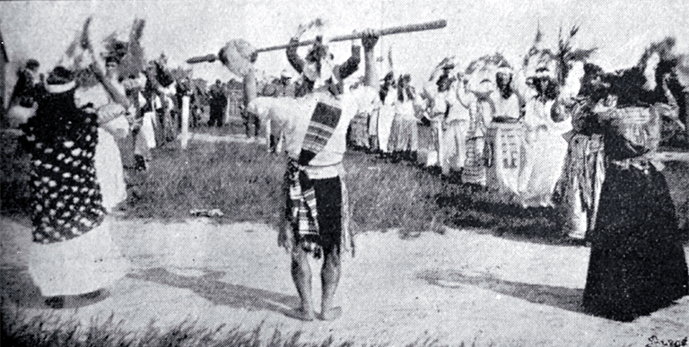 The Jubilee celebrations in Christchurch : the Maori carnival.