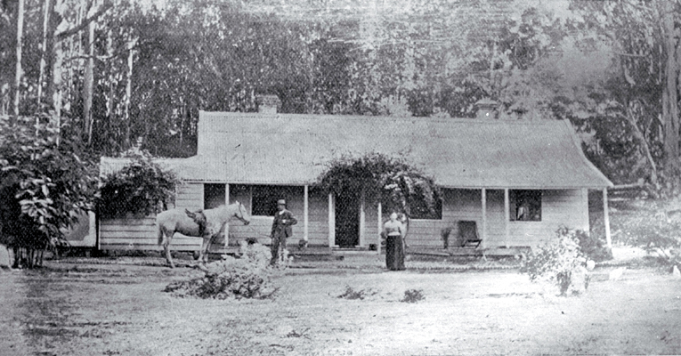 The old homestead at 
