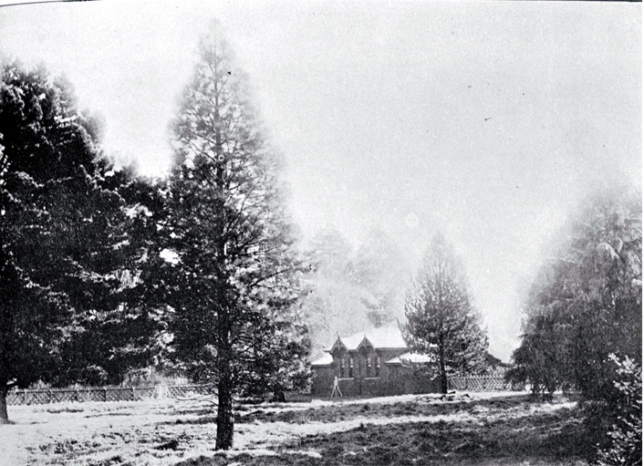One of three chalet-styled buildings that was part of the Magnetory Observatory sited in the Botanic Gardens, built in 1901 